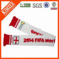 Knitted Acrylic Fashion Football Jacquard Fans Scarf